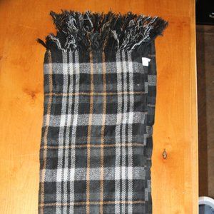 Black and Mustard Scarf